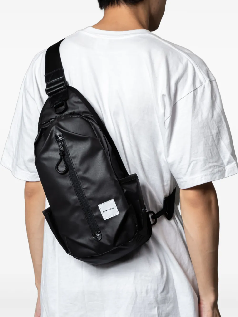 Makavelic cross body backpack - Zwart