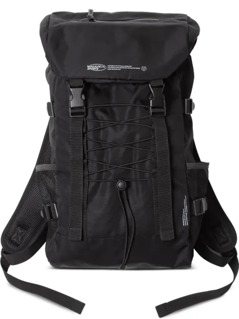 Makavelic logo print back pack 