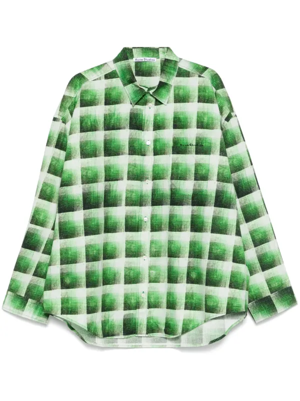 FUC PLAID SHIRT Green 【即完品】 FUC PLAID SHIRT Green 【即完品】 - メルカリ