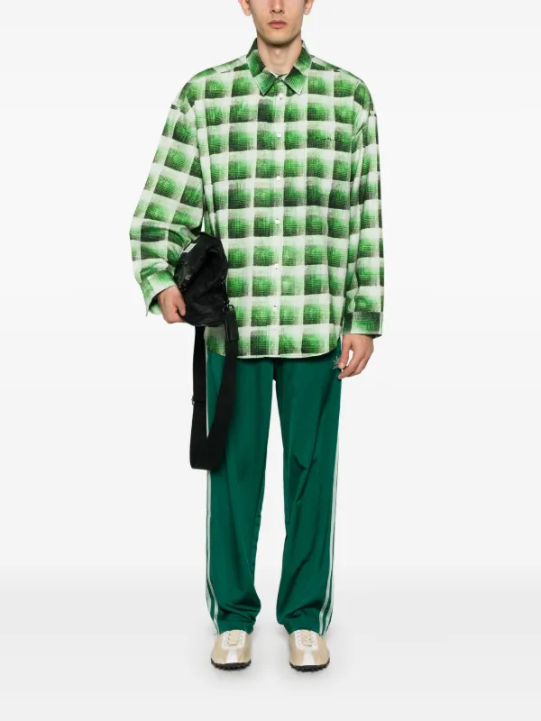 Acne Studios チェック シャツ | グリーン | FARFETCH JP