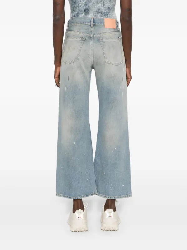 Acne Studios 2021F ペイント ジーンズ | ブルー | FARFETCH JP
