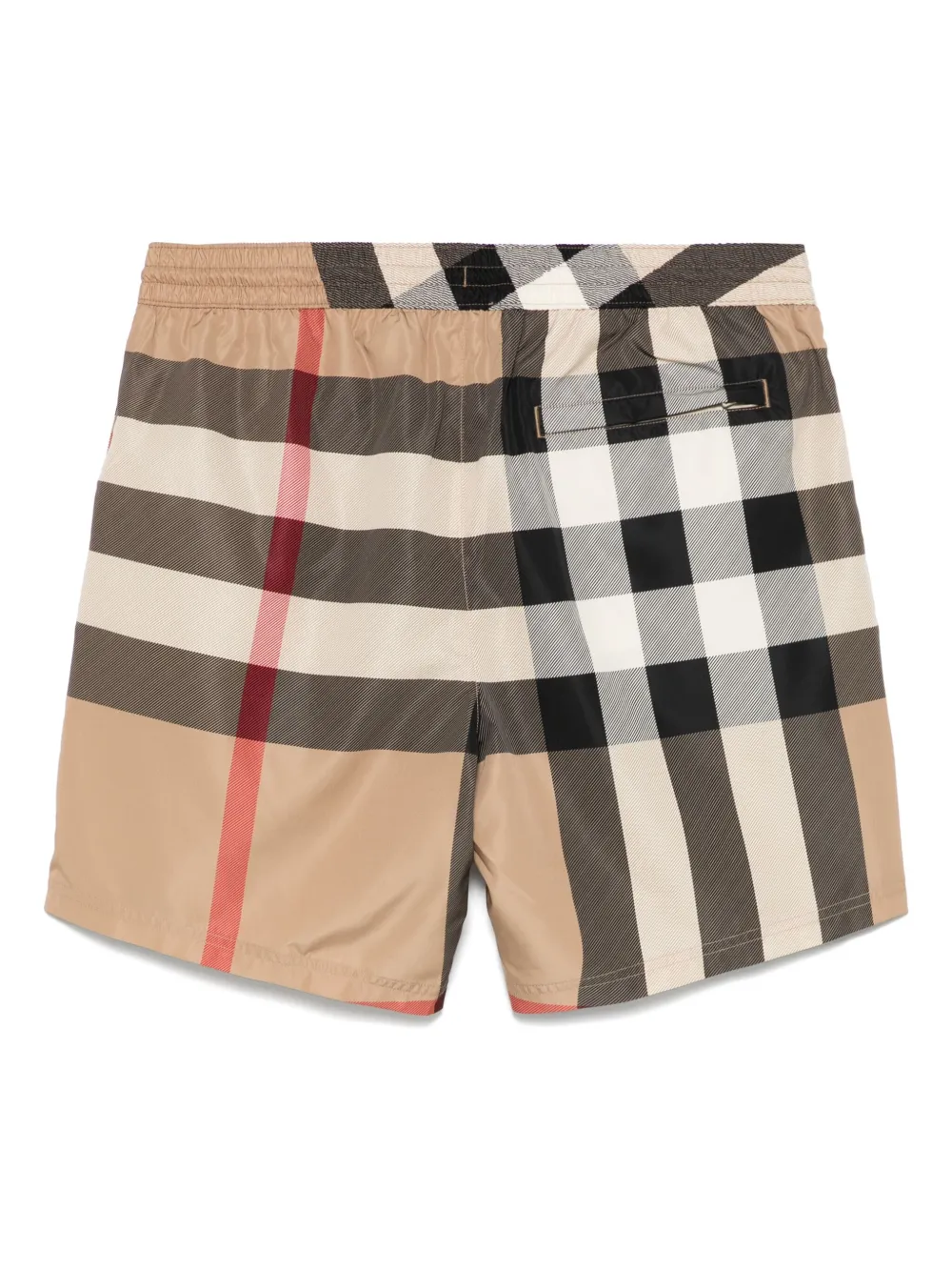 Burberry Check swim shorts - Beige