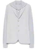 Eleventy knitted-panels blazer - Grey
