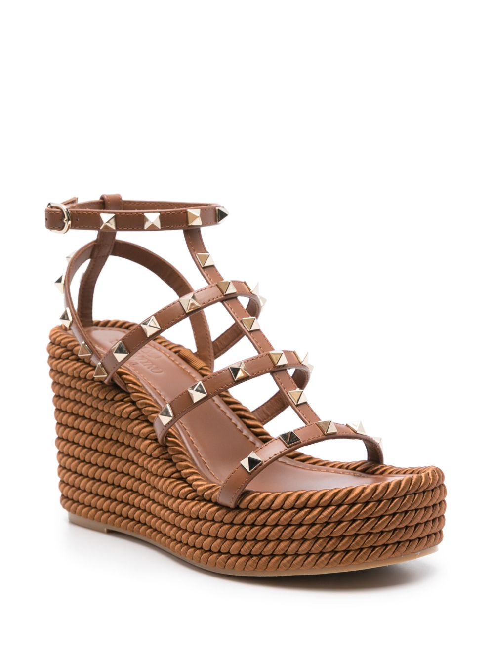 Valentino Garavani 100mm Rockstud sandals - Bruin