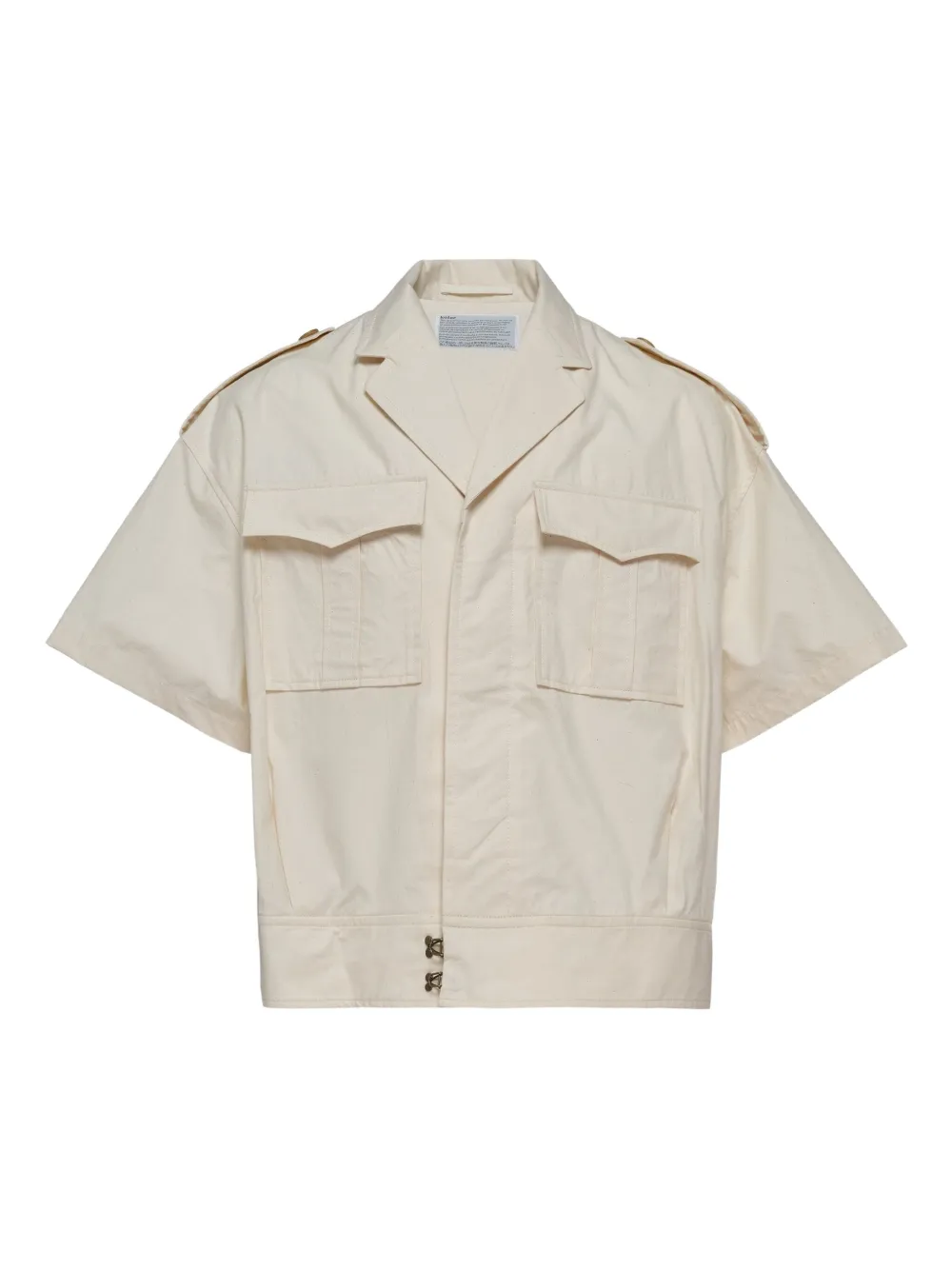 Kolor short-sleeve pocket shirt - B ECRU Kolor short-sleeve pocket shirt - B ECRU