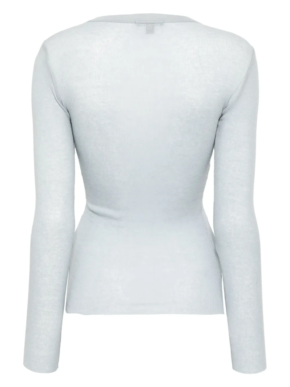 James Perse Top met ronde hals - Blauw