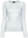 James Perse crew-neck top - Blue