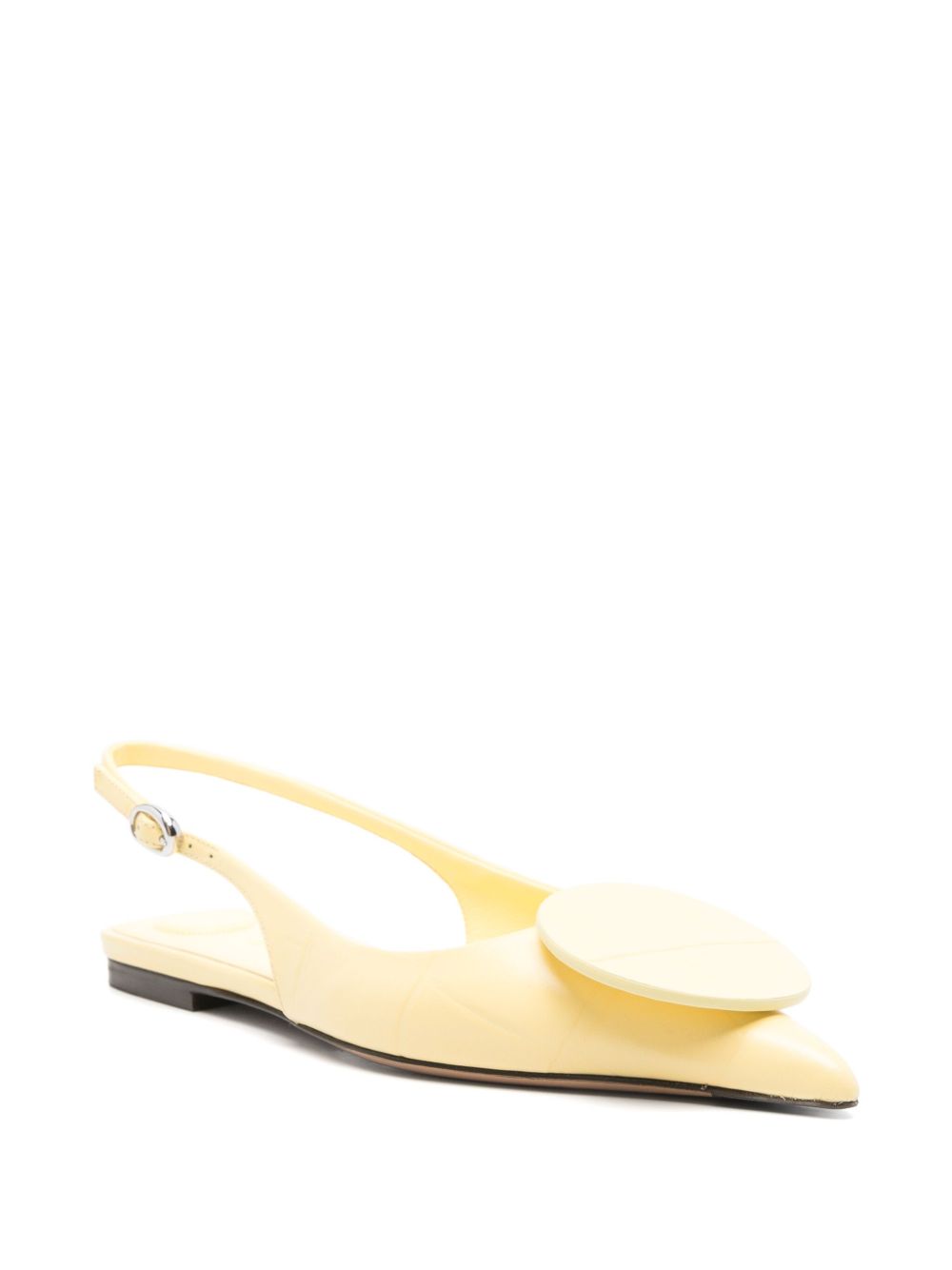 Jacquemus Duelo slingback pumps - Geel