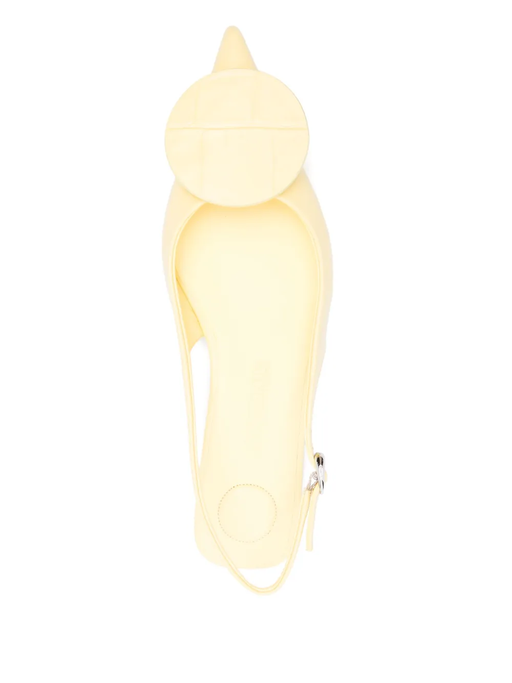 Jacquemus Duelo slingback pumps Yellow