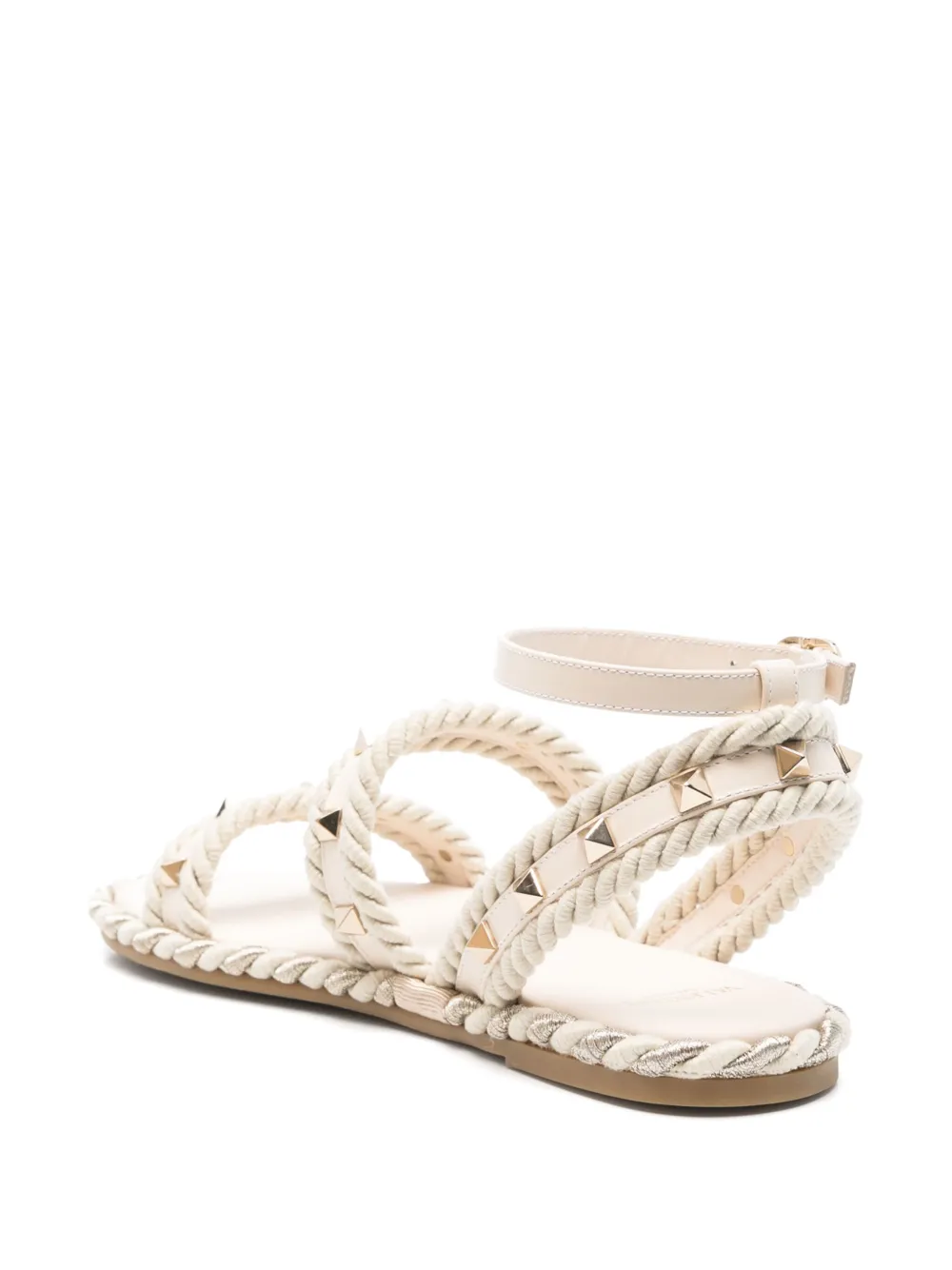 Valentino Garavani Rockstud sandals Neutrals