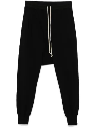 Rick Owens DRKSHDW Prisoner Sweat Pants | Black | FARFETCH CA