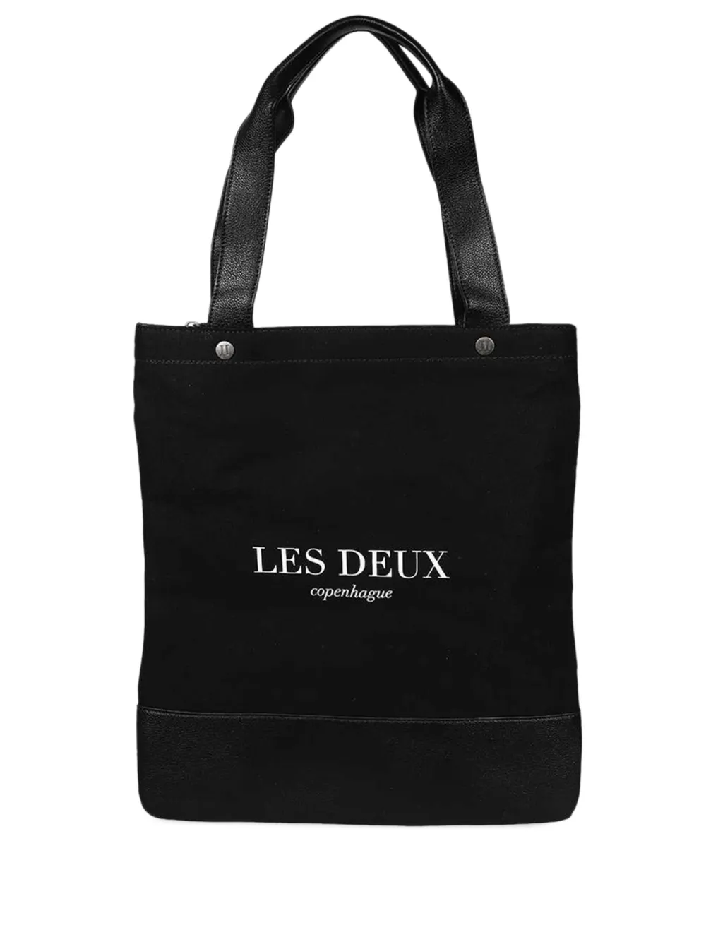 logo-print tote bag