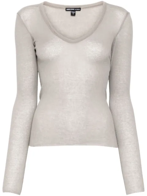 James Perse футболка с V-образным вырезом