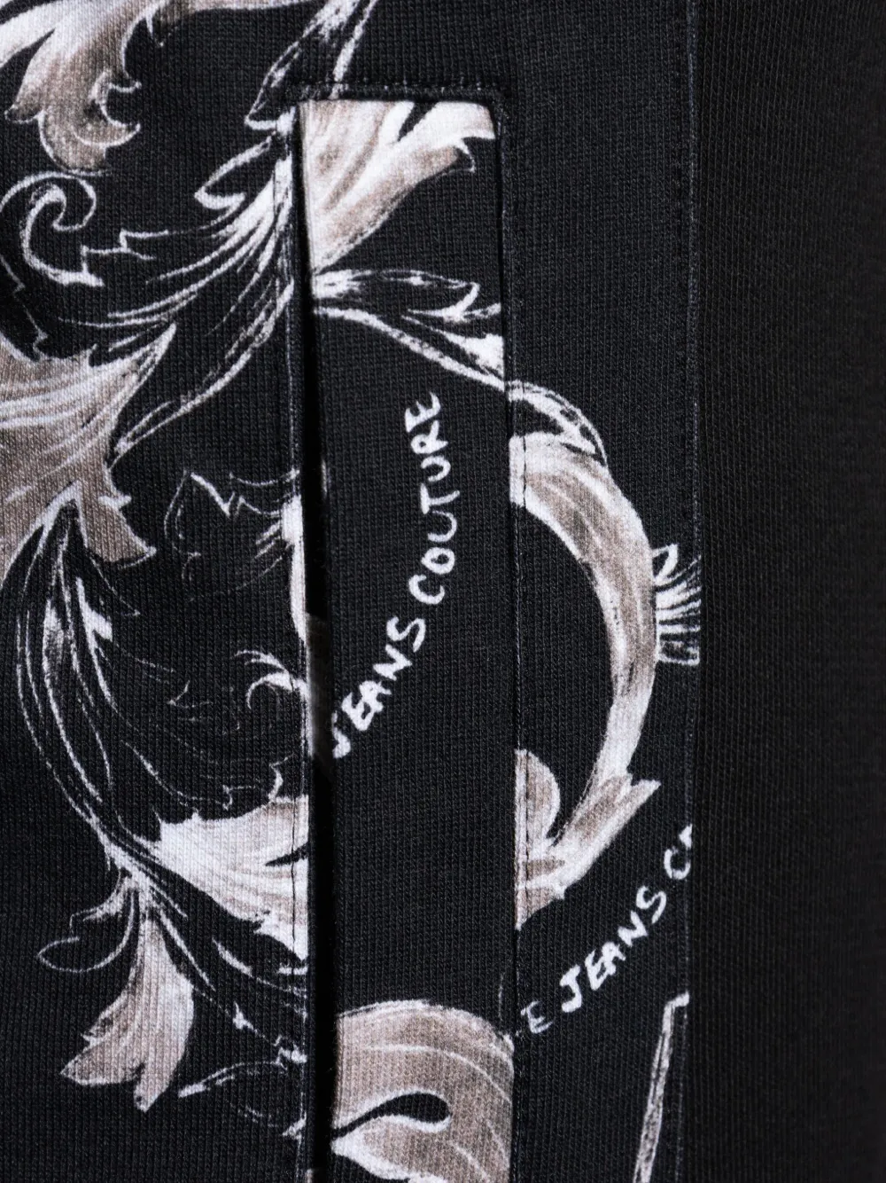 Shop Versace Jeans Couture Chromo Couture Track Pants In Black