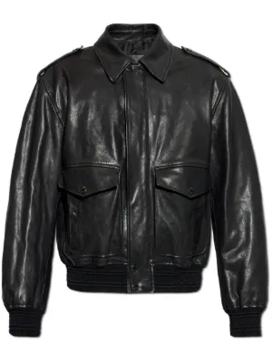 Burberry（バーバリー）メンズ レザージャケット - FARFETCH