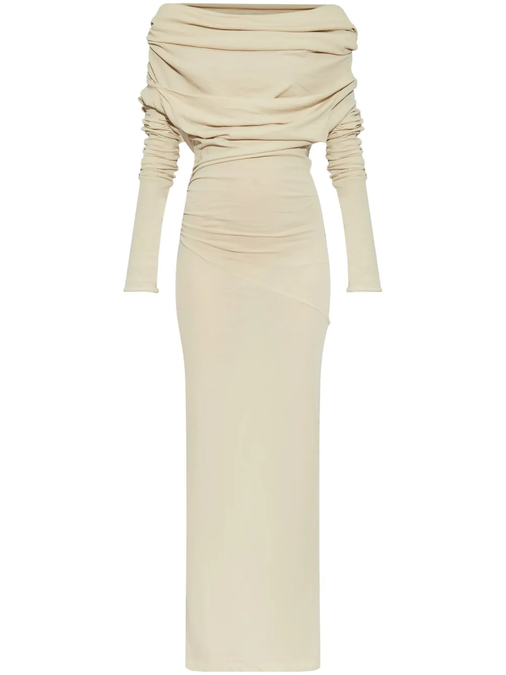 ENTIRE STUDIOS Bound maxi-dress Beige