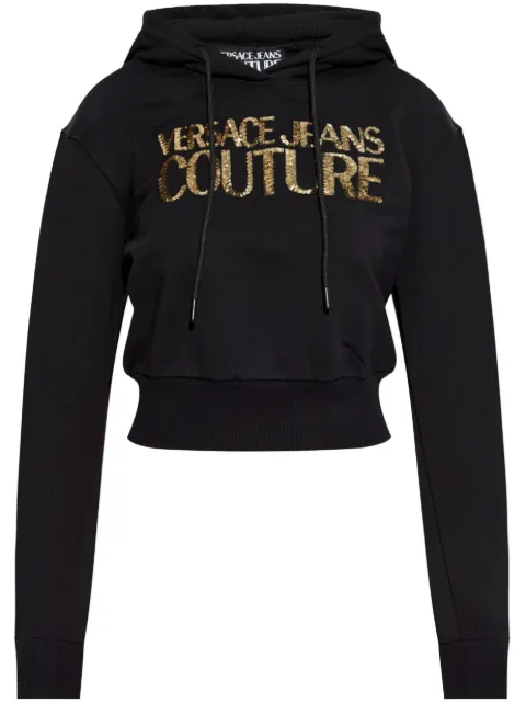 Versace Jeans Couture sudadera con capucha y logo