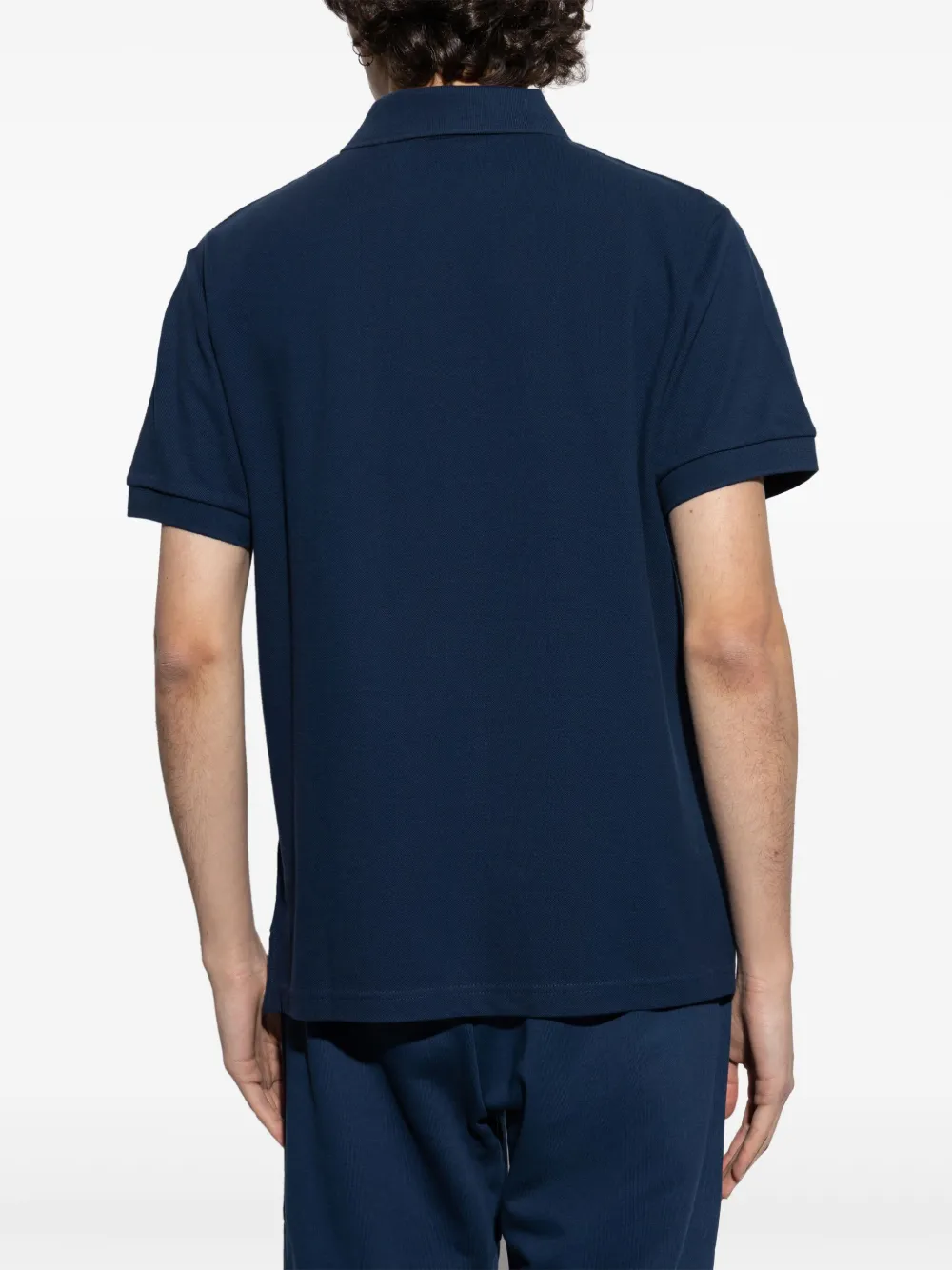Versace Jeans Couture Poloshirt met geborduurd logo Blauw