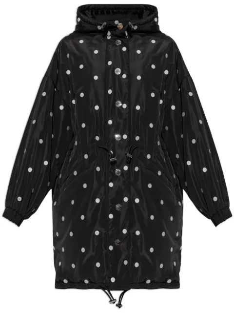 Kate Spade parka con estampado de lunares