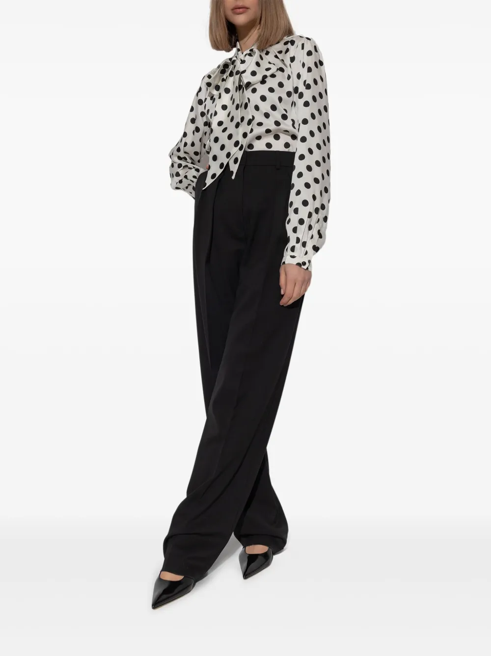 Kate Spade polka-dot blouse - Wit