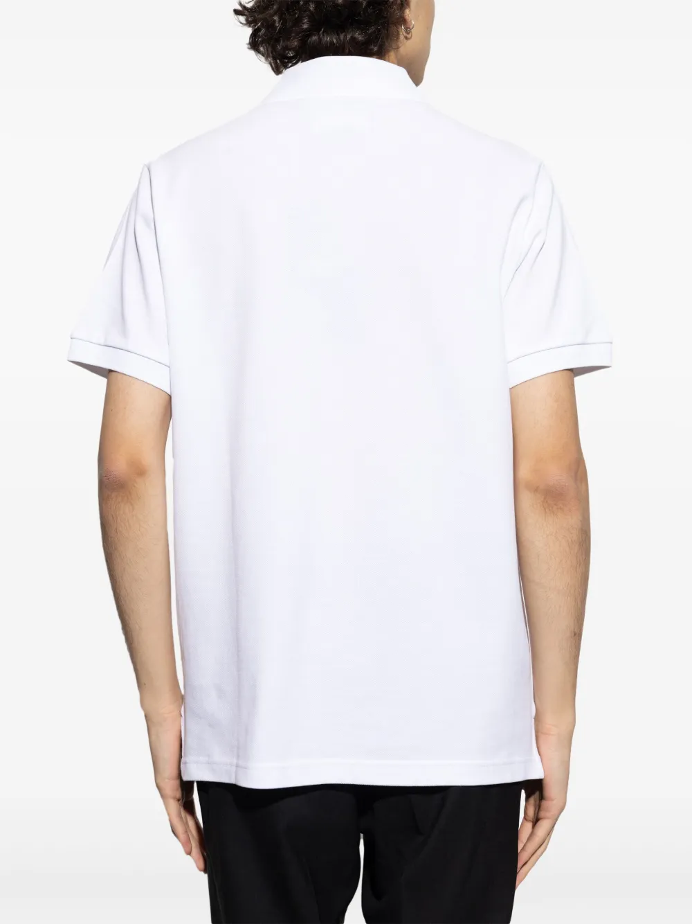 VERSACE JEANS COUTURE LOGO-EMBROIDERED POLO SHIRT