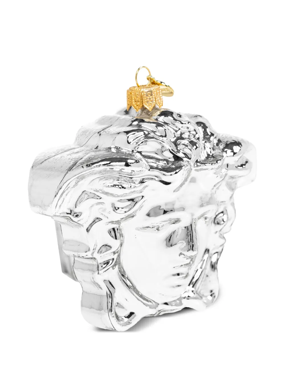 Versace La Medusa Ornament (11cm X 7cm) In Silver