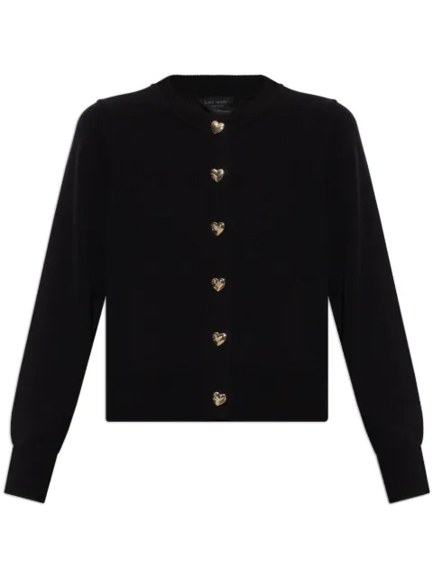 Kate Spade heart-button cardigan