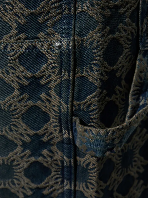 AMIRI Ma Quad Jacquard Carpenter Jeans | Blue | FARFETCH