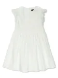 Versace Kids Milano Stamp dress - White