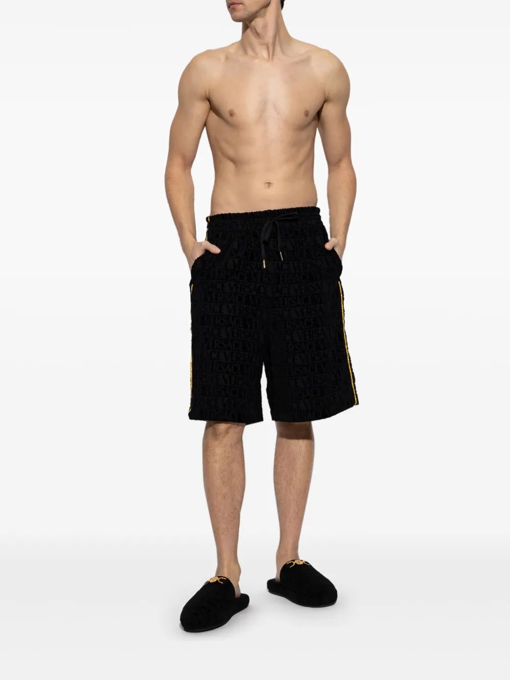 Versace I ♡ Baroque shorts - Zwart