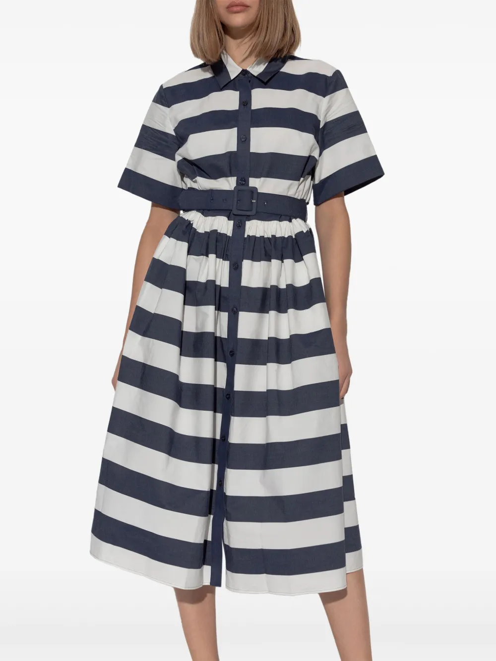 Kate Spade striped midi dress - Blauw