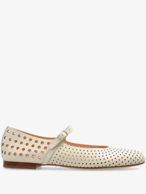 AGL perforated-design ballet flats