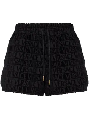 パンツ VERSACE Women Shorts Burmudas 1001729 1A00540 1B000 Black Versace Shorts for Women - Shop on FARFETCH