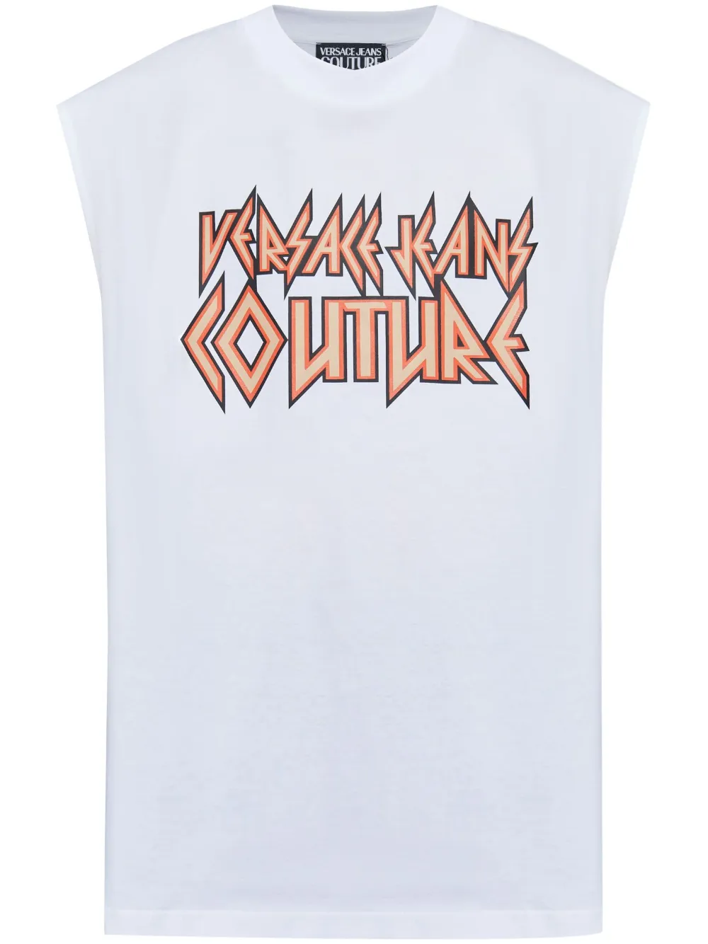 Versace Jeans Couture Tanktop met logoprint Wit
