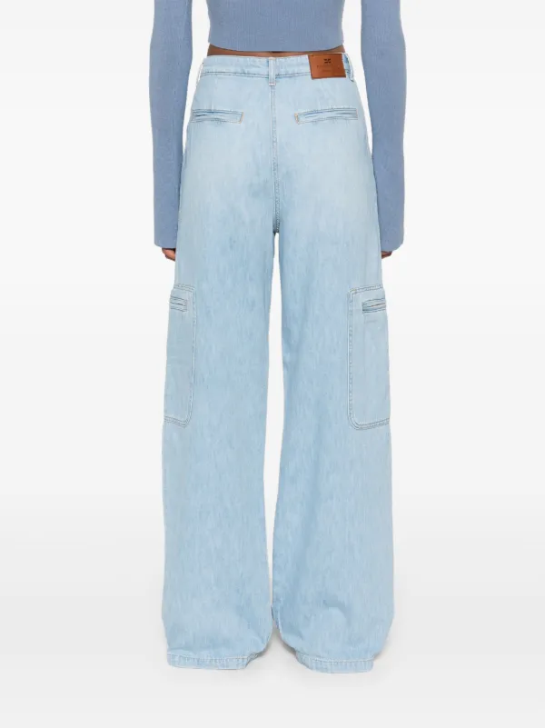 デニム・ジーパン Elisabetta Franchi Light Blue Cargo Jeans Elisabetta Franchi Cargo Jeans | Blue | FARFETCH LB