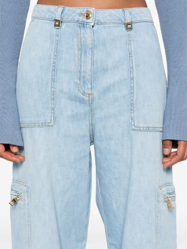 Elisabetta Franchi カーゴジーンズ | ブルー | FARFETCH JP