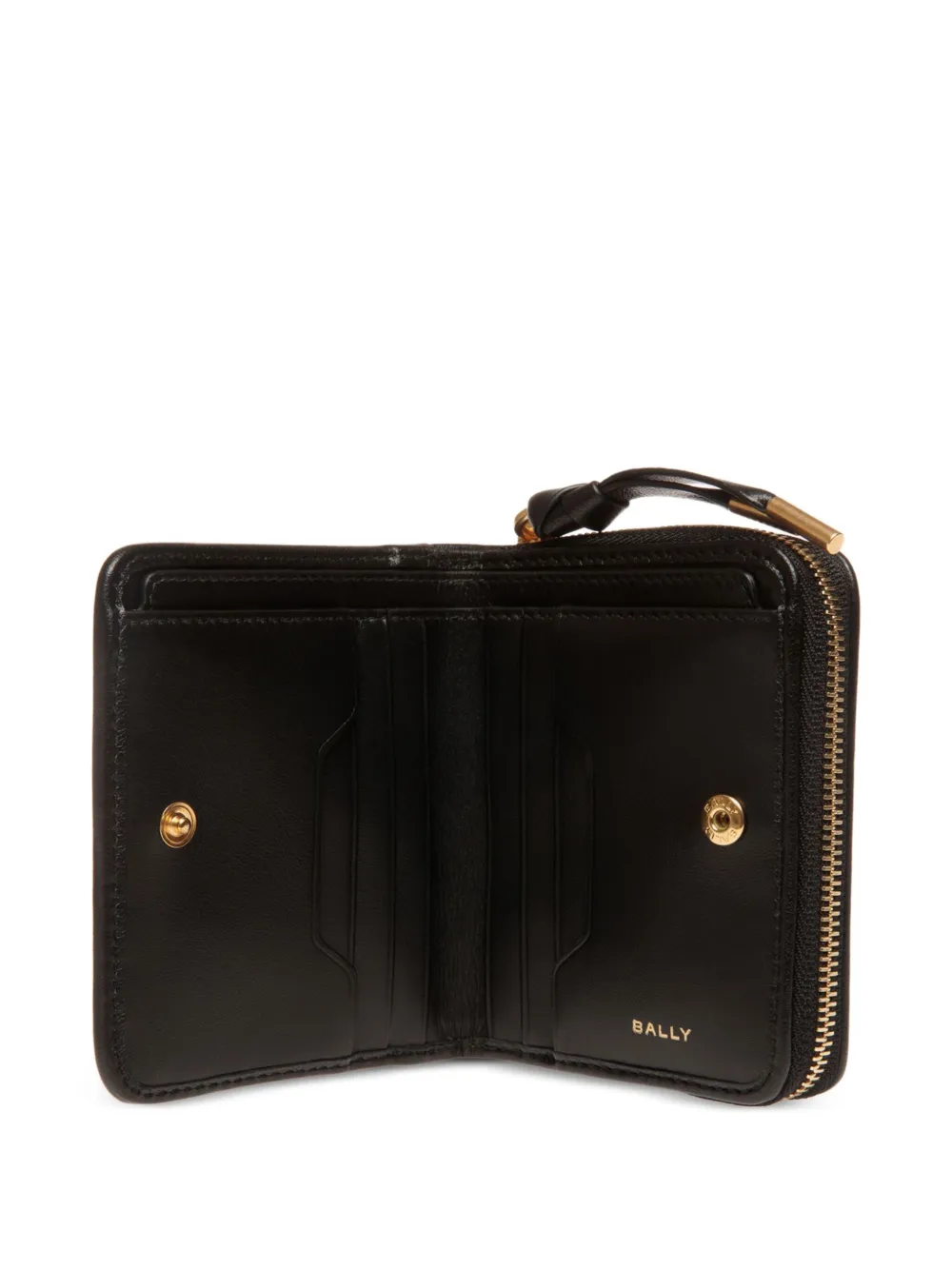 Bally Essential leren portemonnee met rits Zwart