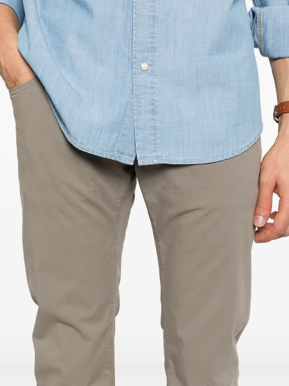 Jacob Cohën Nick broek Bruin