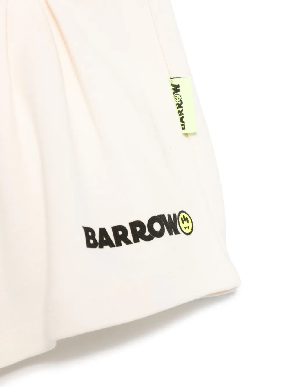 Barrow kids Trainingsshorts met logoprint Beige