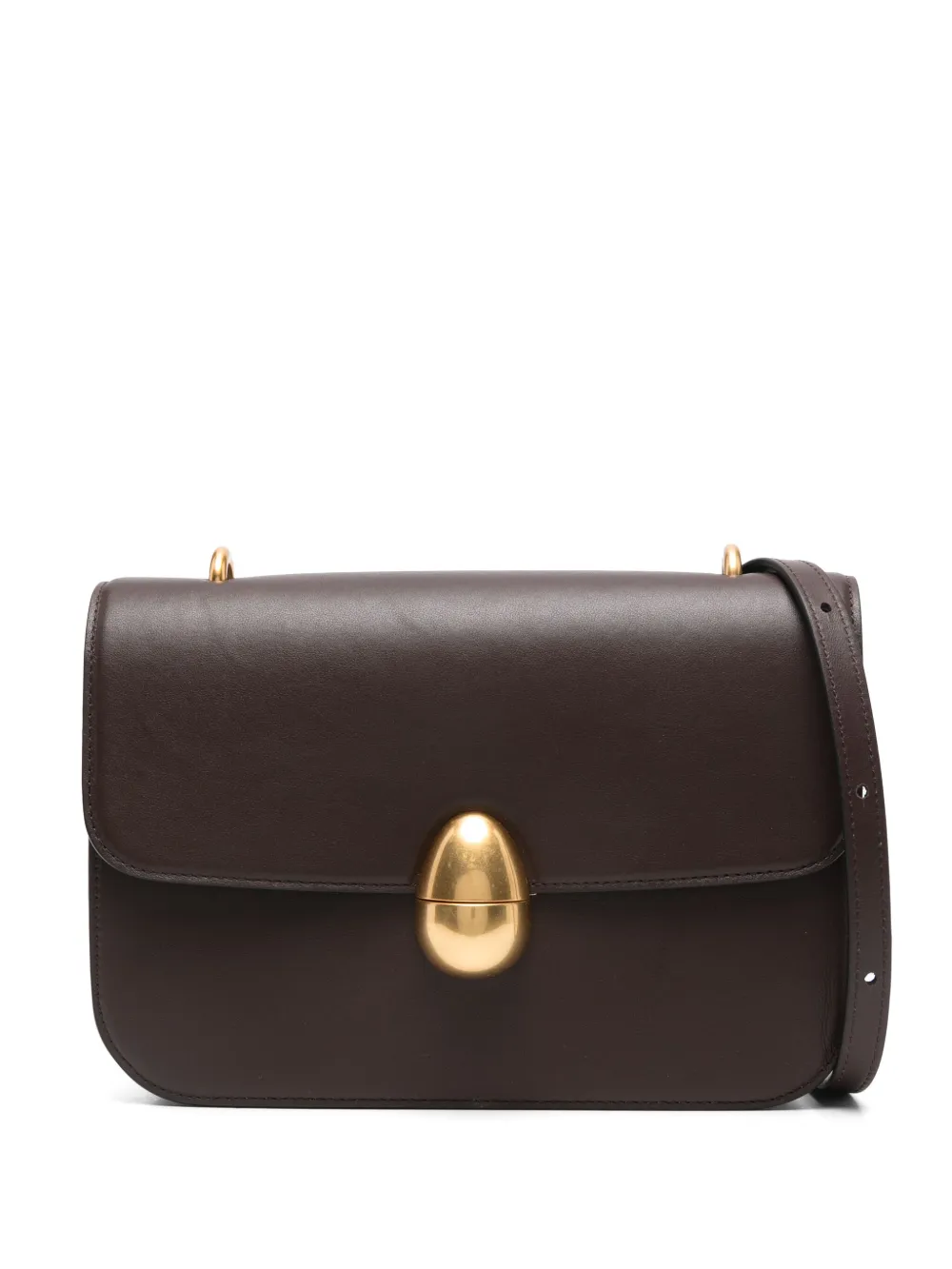 Neous Phoenix Suede Crossbody Bag In Brown