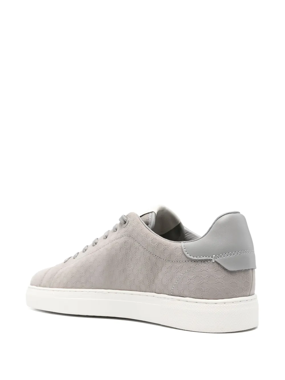 Emporio Armani monogram sneakers Grey