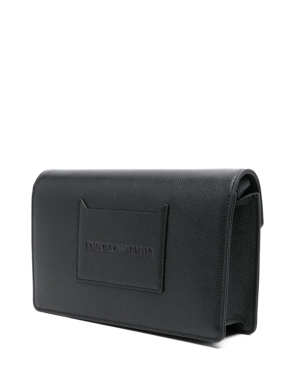 Emporio Armani Clutch met textuur Zwart