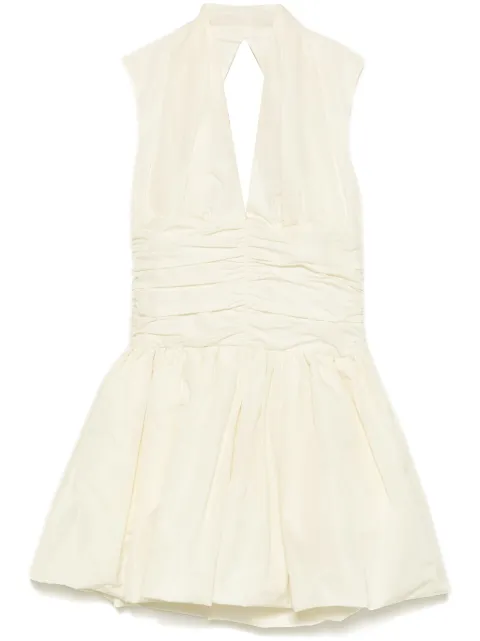 Patou open-back bubble mini dress 
