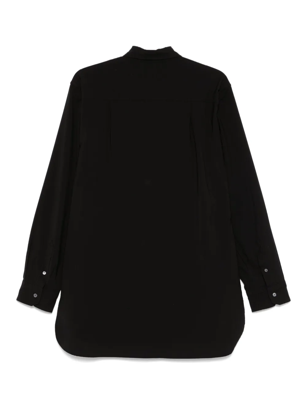Grifoni Blouse van scheerwol - Zwart