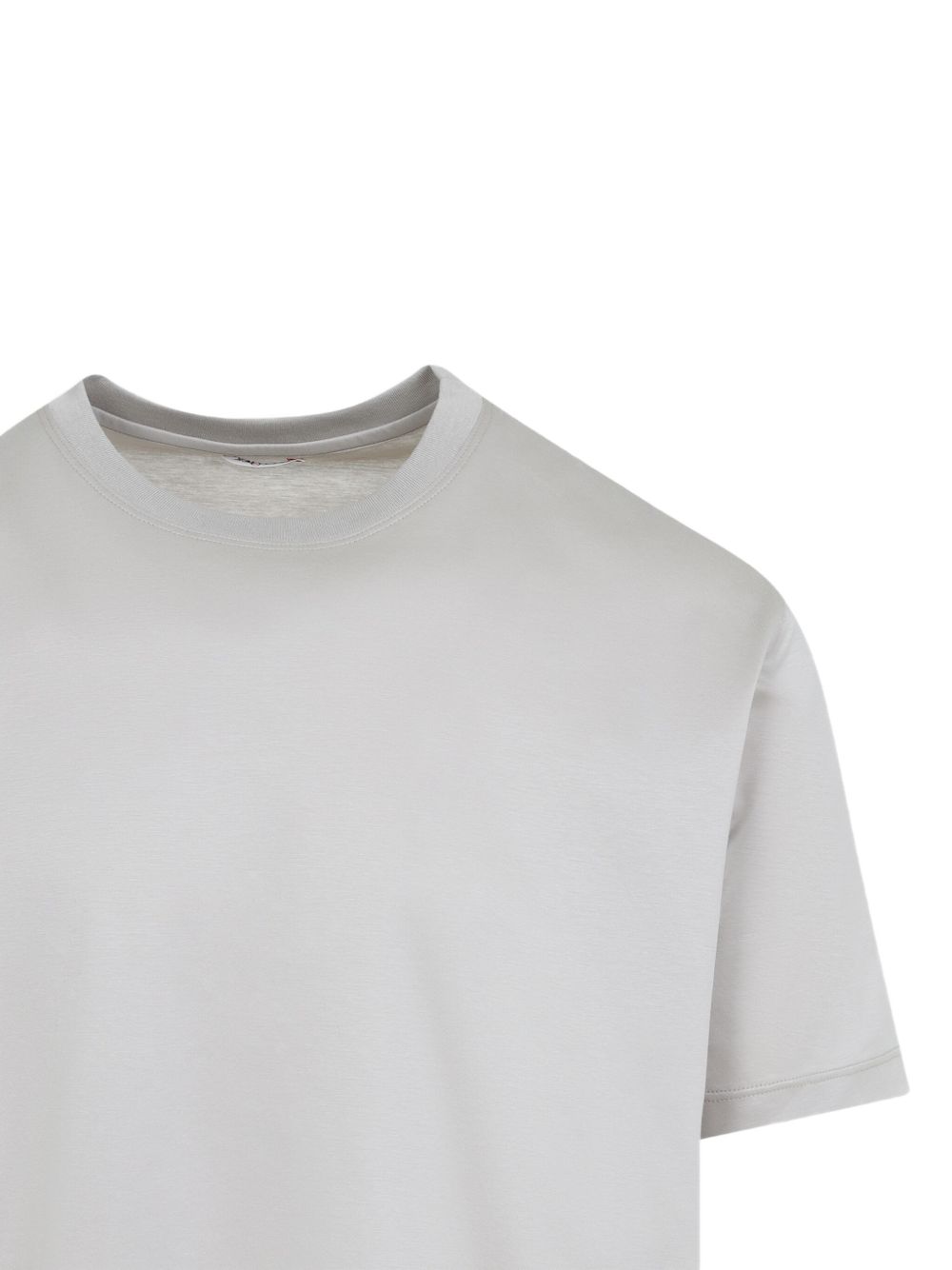 Kiton Katoenen T-shirt - Grijs