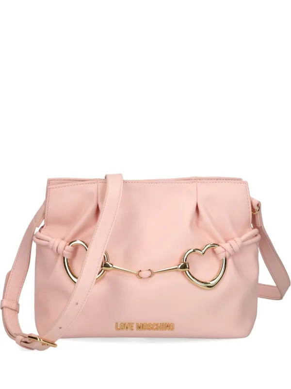 Love Moschino ハート ショルダーバッグ | ピンク | FARFETCH JP