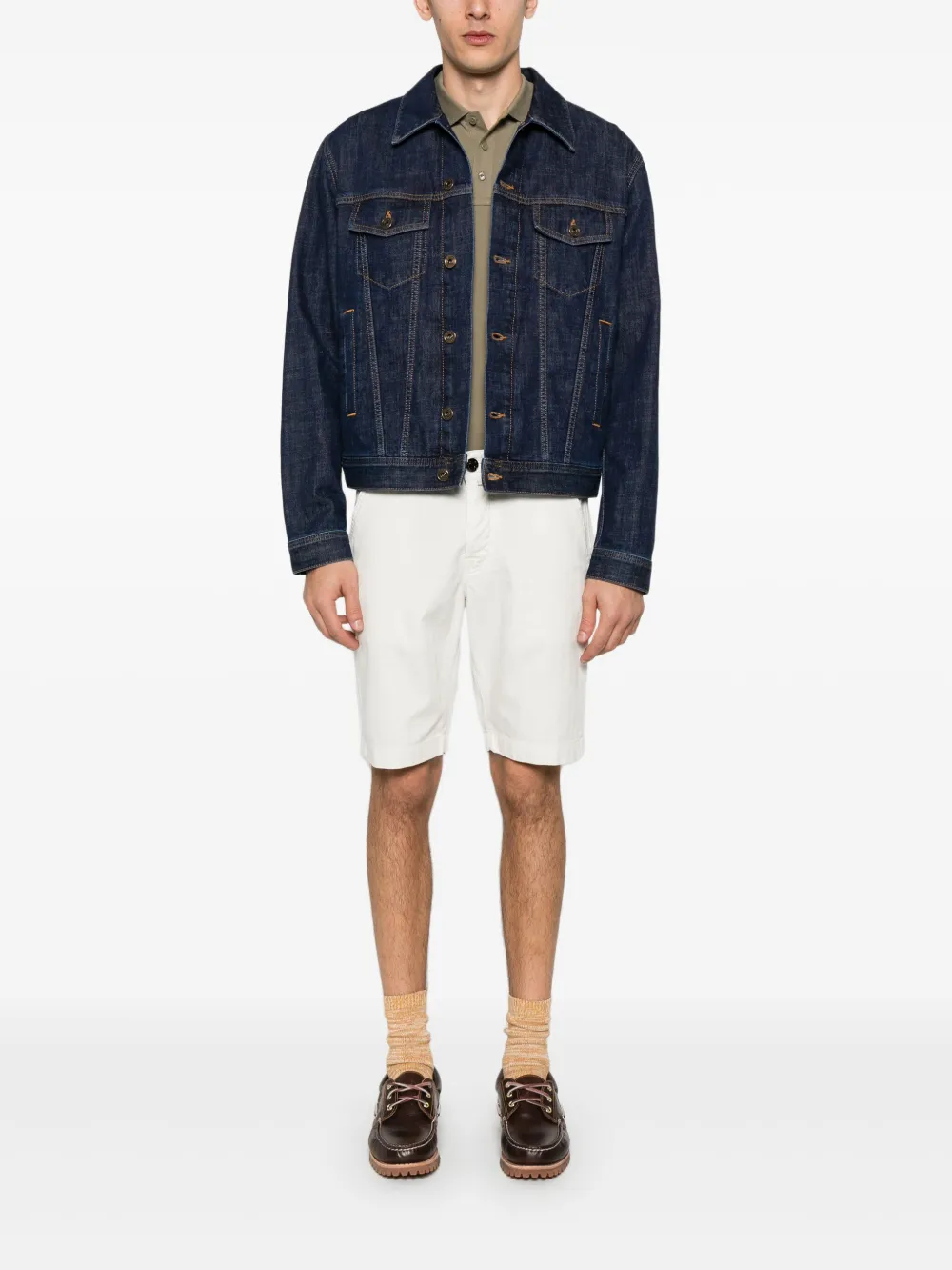 Jacob Cohën Lou shorts - Wit