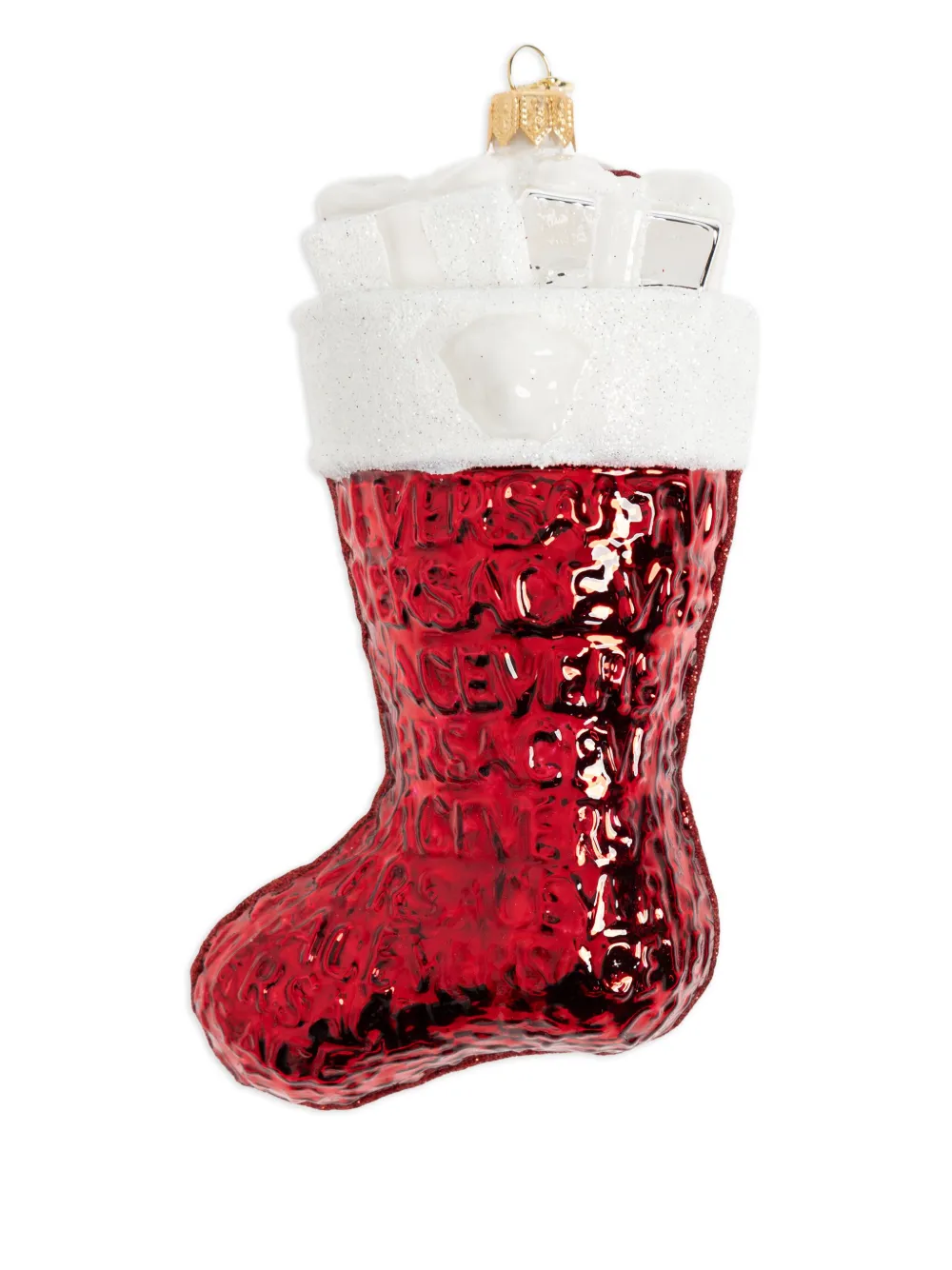 Versace Holiday Stocking ornament - Rood