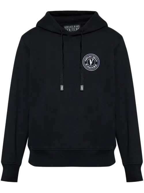 Hoodie V-Emblem - Versace Jeans Couture - Modalova