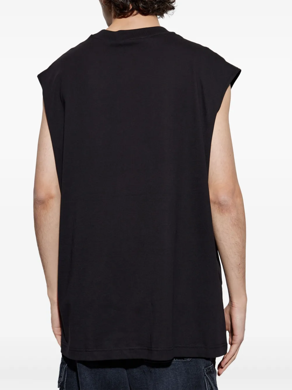 Versace Jeans Couture T-shirt met logo Zwart